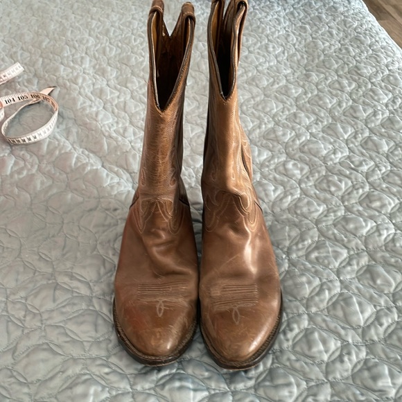 Cody James Brown, leather cowboy boots size 9 - Picture 1 of 7